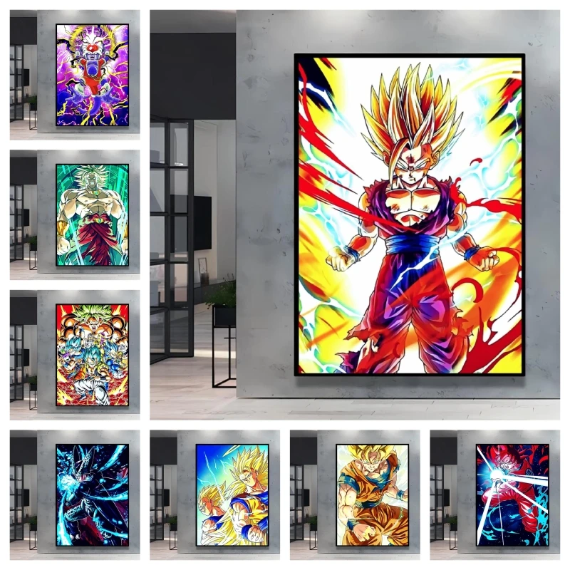 Resin Art Wallpaper - Dragon Ball Gohan Anime 5D Vollrundbohrer