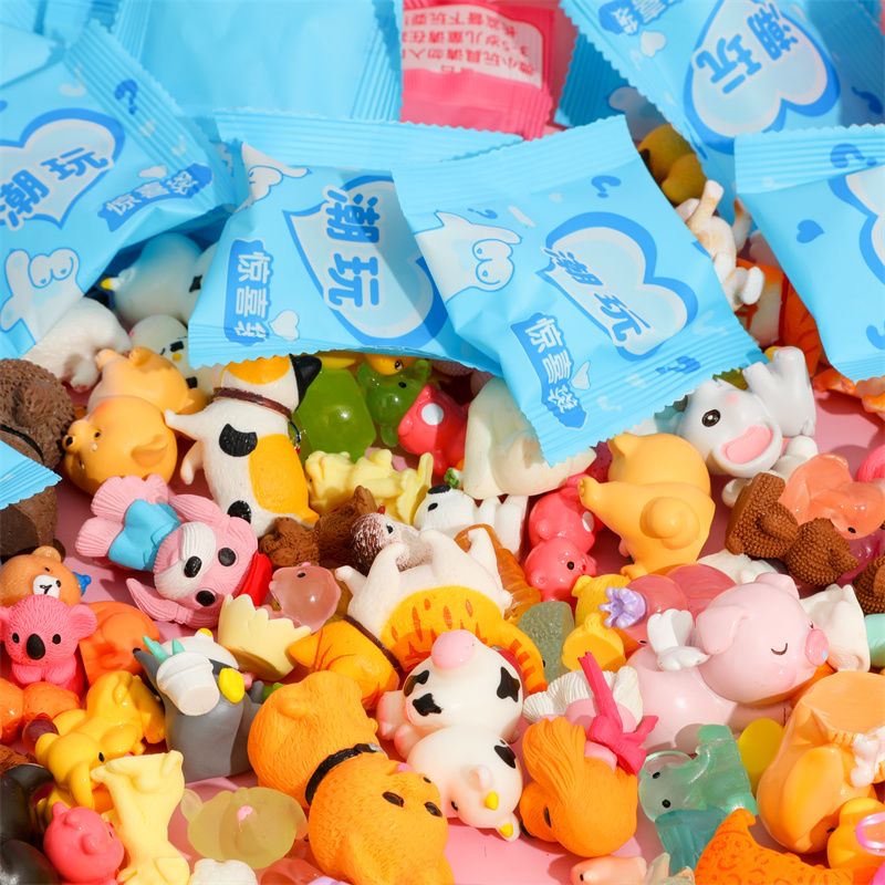 Resin Art Case - 40 Stück/Set Zufällige Cartoon-Blindbox Elefant Tier
