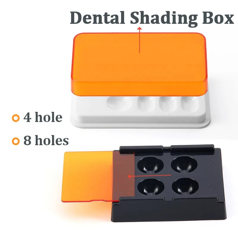 Resin Art Case - 4/8 Slots Dental Harz Schatten Licht