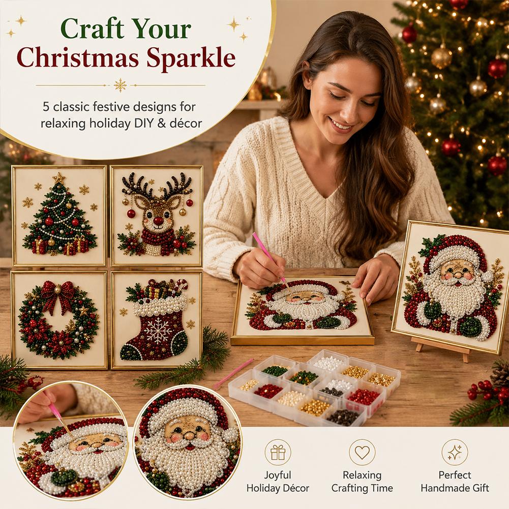 Weihnachtsmann Perlen-Kunst DI – Resin Art Work Bewertung und Preis