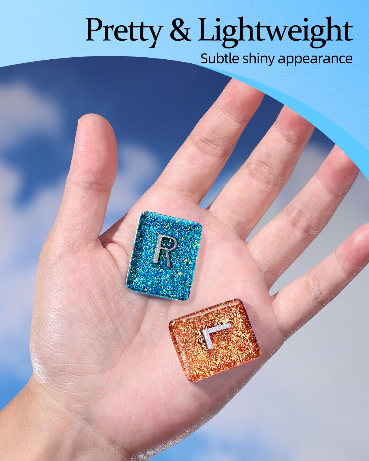 Röntgen-Markierer, Glitzer-Har – Resin Art Alphabet Bewertung und Preis