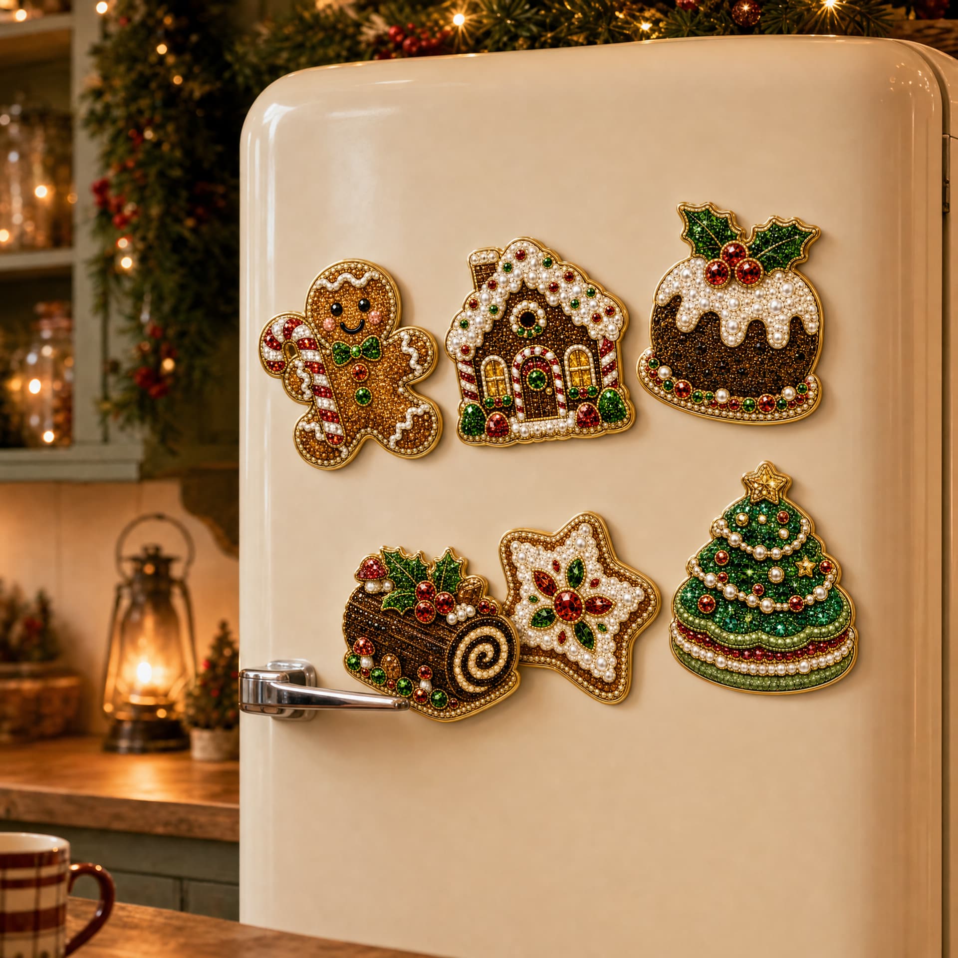 6-teiliges Weihnachtsbaum-Perl – Resin Art Work Bewertung und Preis