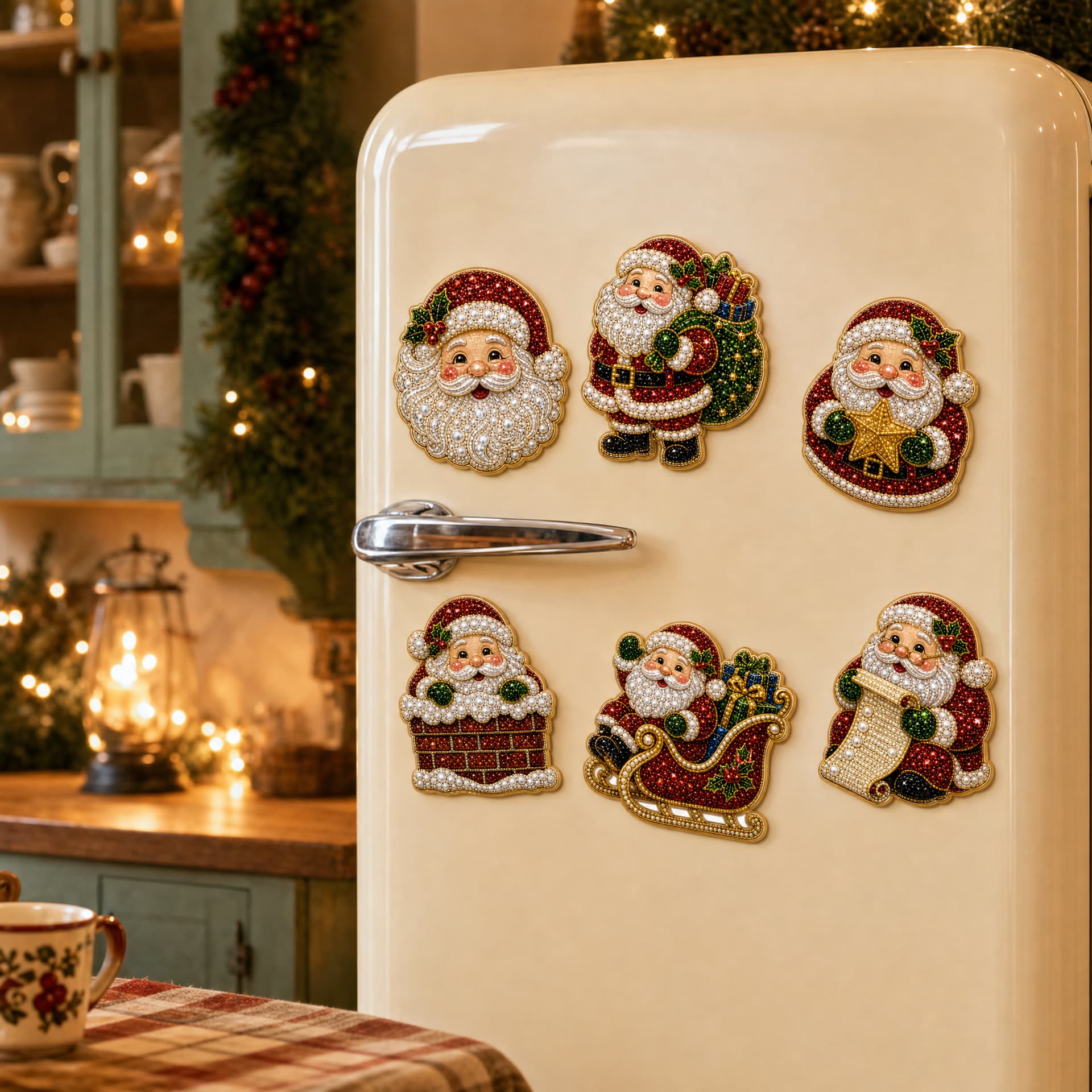 6-teiliges Weihnachtsbaum-Perl – Resin Art Work Bewertung und Preis
