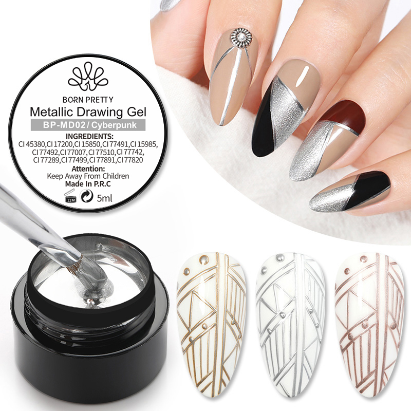 BORN PRETTY 5ml Metall-Gel-Nag – Resin Art Rose Bewertung und Preis