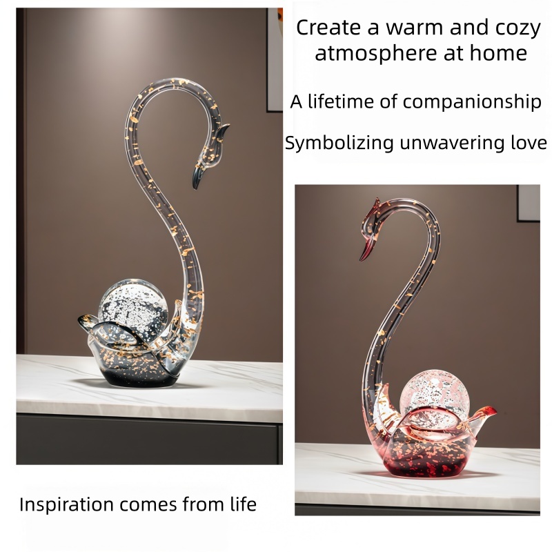Luxuriöse Schwanen-Figur aus H – Resin Art Wedding Gift Bewertung und Preis
